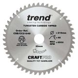 Trend Wood Mitre Saw Blade 216mm x 30mm x 48T CSB/CC21648