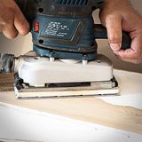 Trend Zirconium 1/3 Sheet Sanding Sheet 10 pc 93mm x 185mm 40 grit AB/THD/40Z