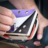 Trend Zirconium 1/3 Sheet Sanding Sheet 10 pc 93mm x 185mm 80 grit AB/THD/80Z