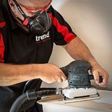 Trend Zirconium 1/3 Sheet Sanding Sheet 10 pc 93mm x 185mm 80 grit AB/THD/80Z