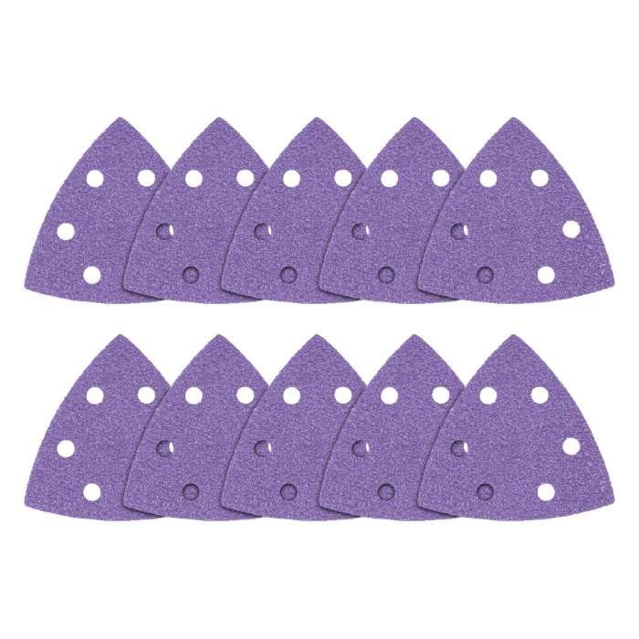 Trend Zirconium Delta Sanding Sheet 10 pc 93mm 40 grit AB/OSC/40Z