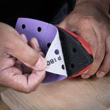 Trend Zirconium Detail sanding sheet 10pc 102mm x 151mm 40 grit AB/DET/40Z