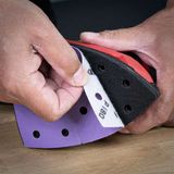 Trend Zirconium Detail sanding sheet 10pc 102mm x 151mm 80 grit AB/DET/80Z