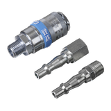 Sealey AC60 PCL Air Tool Coupling Kit 1/4"BSP 3pc