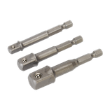 Sealey AK4929 Power Tool Socket Adaptor Set of 3 Piece