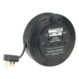 Sealey BCR10B 10m Cassette Type Cable Reel with Thermal Trip 4 x 230V