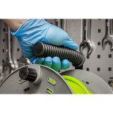 Sealey BCR25G 25m Cable Reel with Thermal Trip 4 x 230V - Hi-Vis Green