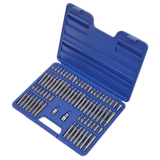 Sealey TRX-Star/Security TRX-Star/Hex/Ribe/Spline Bit Set 3/8" & 1/2"Sq Drive 74pc AK21974