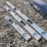Stanley 0-43-624 FatMax Pro Box Beam Spirit Level 3 Vial 60cm STA043624