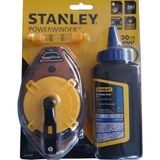 Stanley 0-47-465 Power Winder Chalk Line 30m Chalk & Level STA047465