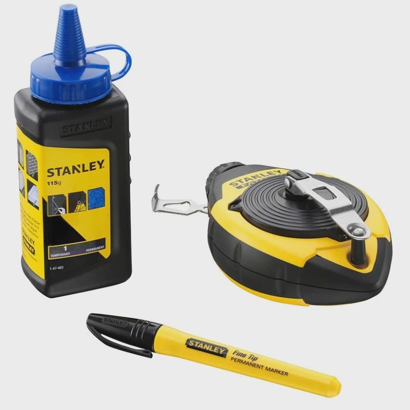 Stanley 0-47-681 FatMax Chalk Line Set with ABS Case STA047681
