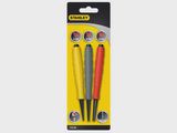 Stanley 0-58-930 Dynagrip hardened body Nail Punch Set of 3 STA058930