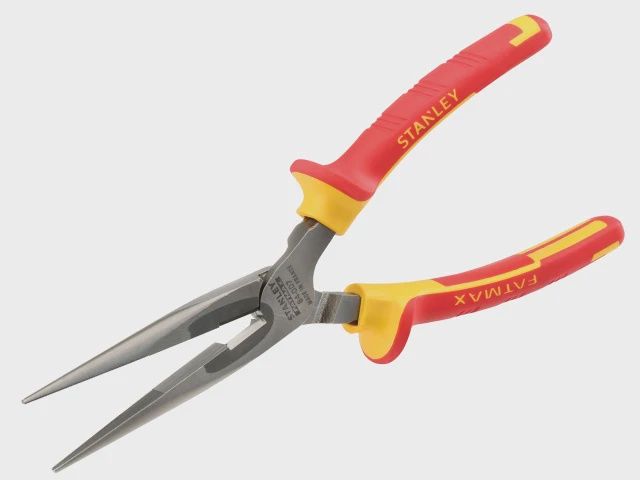 Stanley 0-84-007 FatMax VDE Long Nose Plier 200mm STA084007
