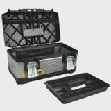 Stanley 1-95-619 Galvanised Metal Toolbox 58cm/23" STA195619