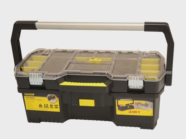 Stanley 1-97-514 Toolbox With Tote Tray Organiser 61cm/24&quot; STA197514