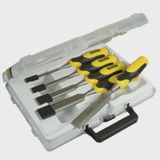 Stanley 2-16-885 Dynagrip Bevel Chisel with Strike Cap Set of 5 STA216885