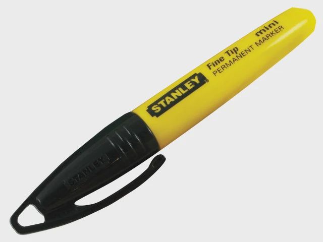 Stanley Mini Fine Tip Marker Black STA147324
