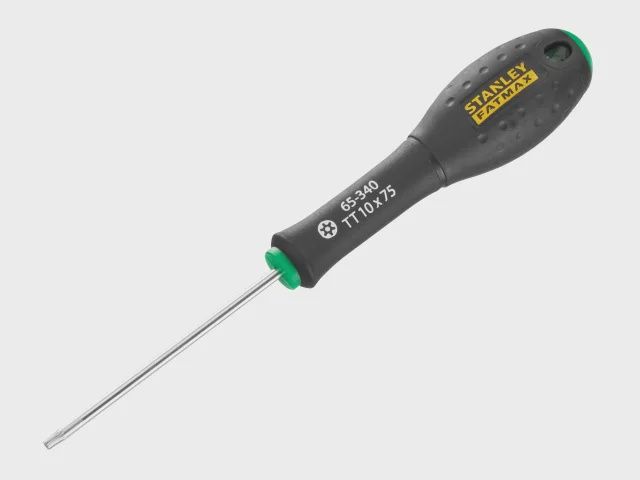 Stanley STA065340 FatMax Screwdriver Tamperproof TORX Tip TT10 x 75mm