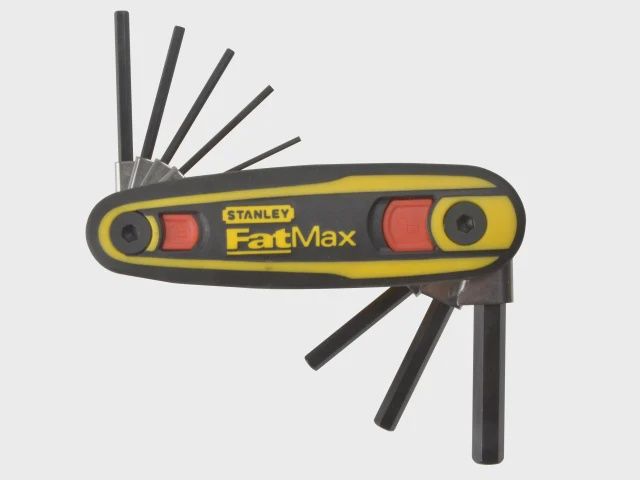 Stanley STA097552 (1.5- 8mm) FatMax Locking Hexagon Key Set of 8 FMHT0-96230