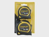 Stanley Tylon Tape Measure 5m/16ft & 8m/26ft Pack of 2 STA998985