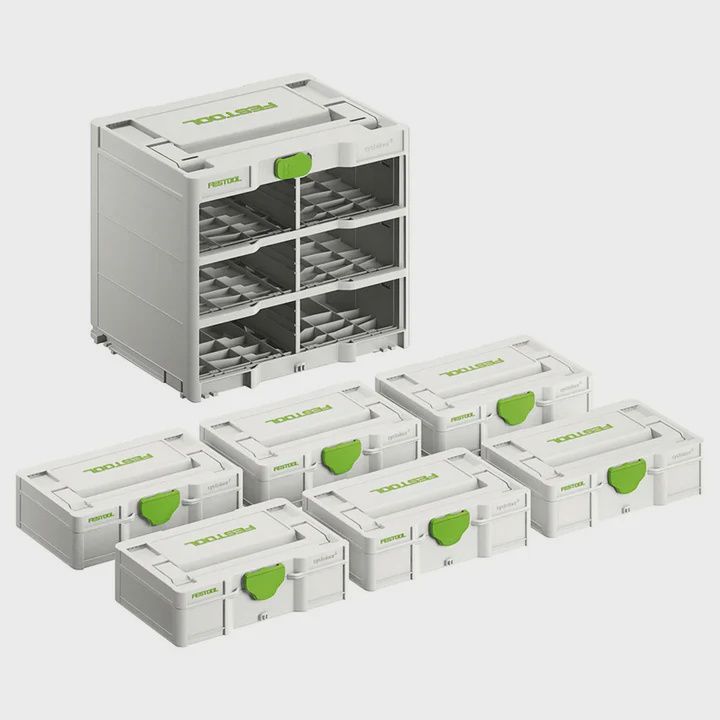 Festool SYS3-RK/6 M 337-Set Systainer³ Rack - 577816