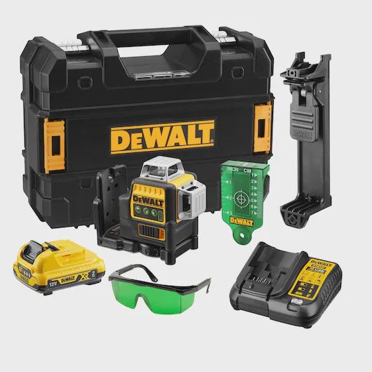 Dewalt DCE089D1G 12V Li-ion Self-Levelling Green Multi Line Laser With 1 x 2.0Ah Battery & Charger