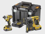 DeWalt DCK2532P2 18V XR Brushless Hammer Drill & Impact Driver With 2 x 5.0Ah Batteries Charger