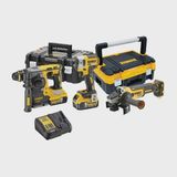 Dewalt DCK305P2T 18V XR Brushless 3 Piece Kit With 2 x 5.0Ah Batteries Charger & Case