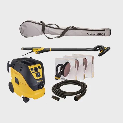 Mirka® LEROS 950XCV Dual Voltage &amp; Dust Extractor 1230 M AFC GB 230V Deco Solution Kit