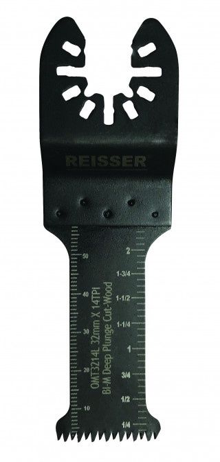 Reisser OMT3214L Omt Blade Japanese Tooth Bi-M 32.0Mm X 14Tpi Deep Plunge Cut