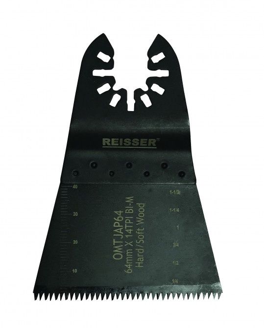 Reisser OMTJAP64 Oscillating Multi-tool Blade Japanese Tooth Bi-M 64.0Mm X 14Tpi