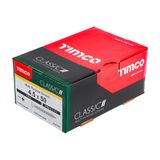 Timco 4.5 x 50mm Classic Multi-Purpose Screws Countsunk Head Yellow (200/Box) 45050CLAF