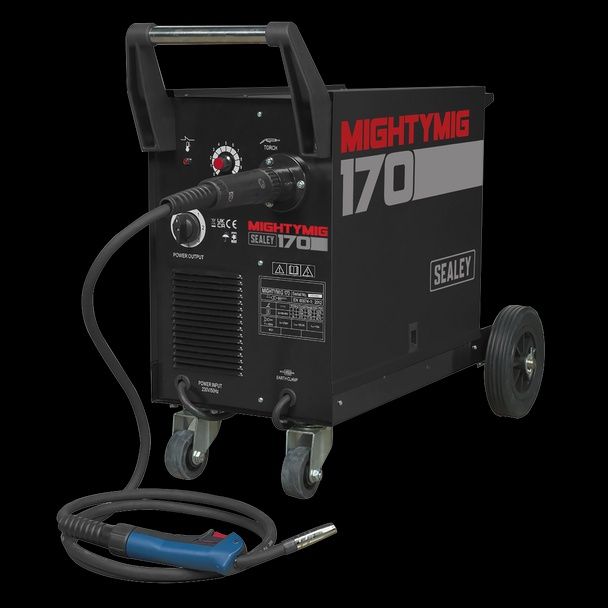 Sealey Professional Gas/Gasless MIG Welder with Euro Torch 170A