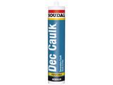Soudal 300ml Decorators Caulk General Purpose Acrylic Sealant Internal use White 115320