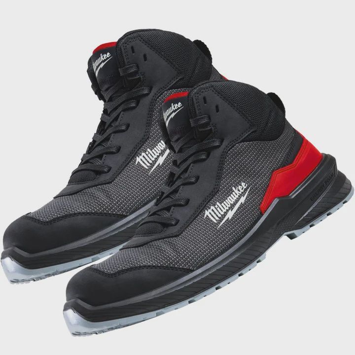 Milwaukee Flextred S1PS Safety Boots Black Size 10 - 4932493709