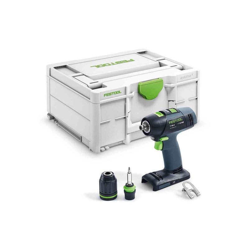 Festool 577226 Cordless Drill T 18+3-Basic In Systainer