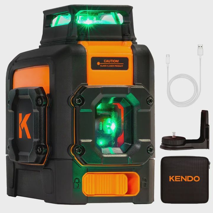 Kendo 25m Self-Levelling Laser Level with 360° Bracket