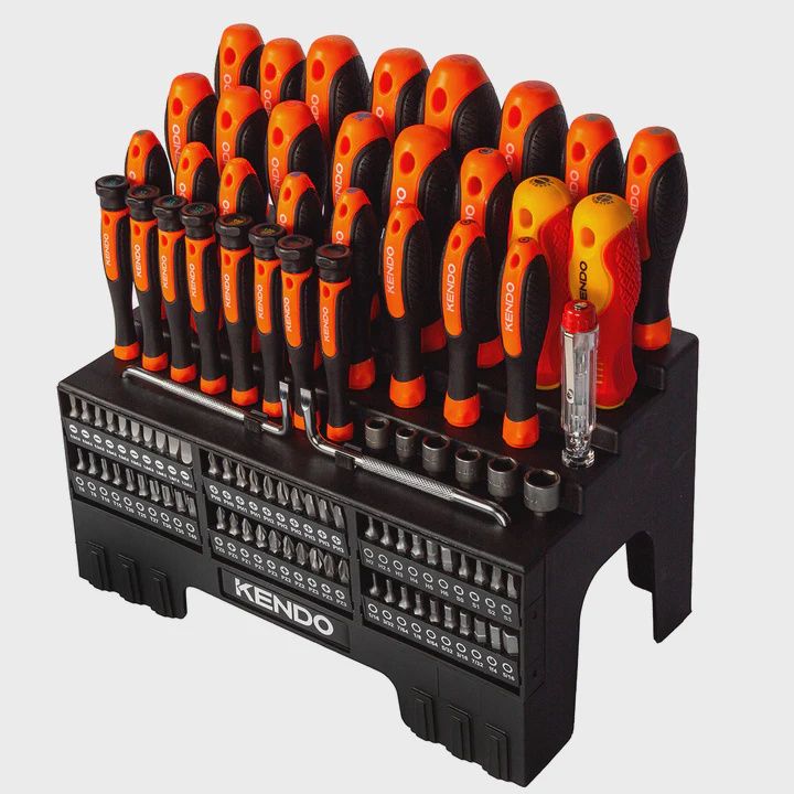 Kendo 101pc Screwdriver & Bit Set with Organiser Stand