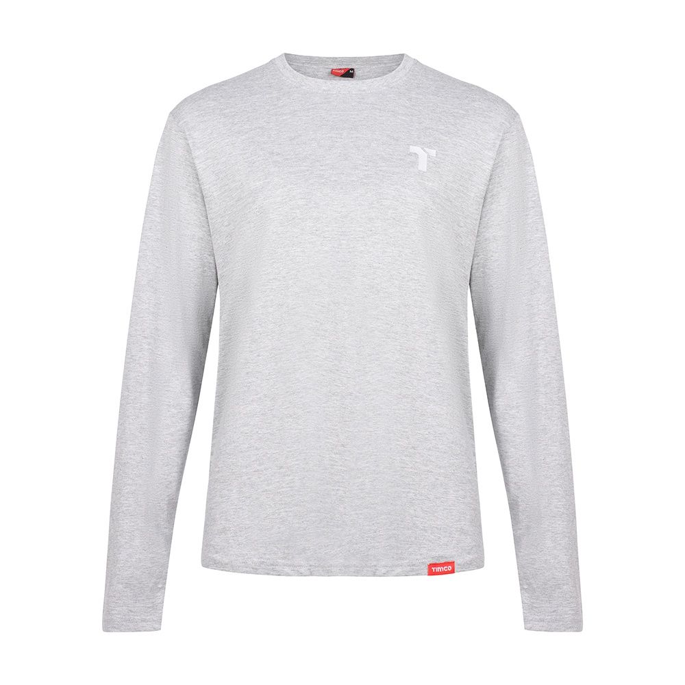 Timco Long Sleeve Trade T-Shirt X Large Grey