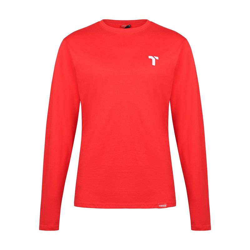 Timco Long Sleeve Trade T-Shirt Large Red