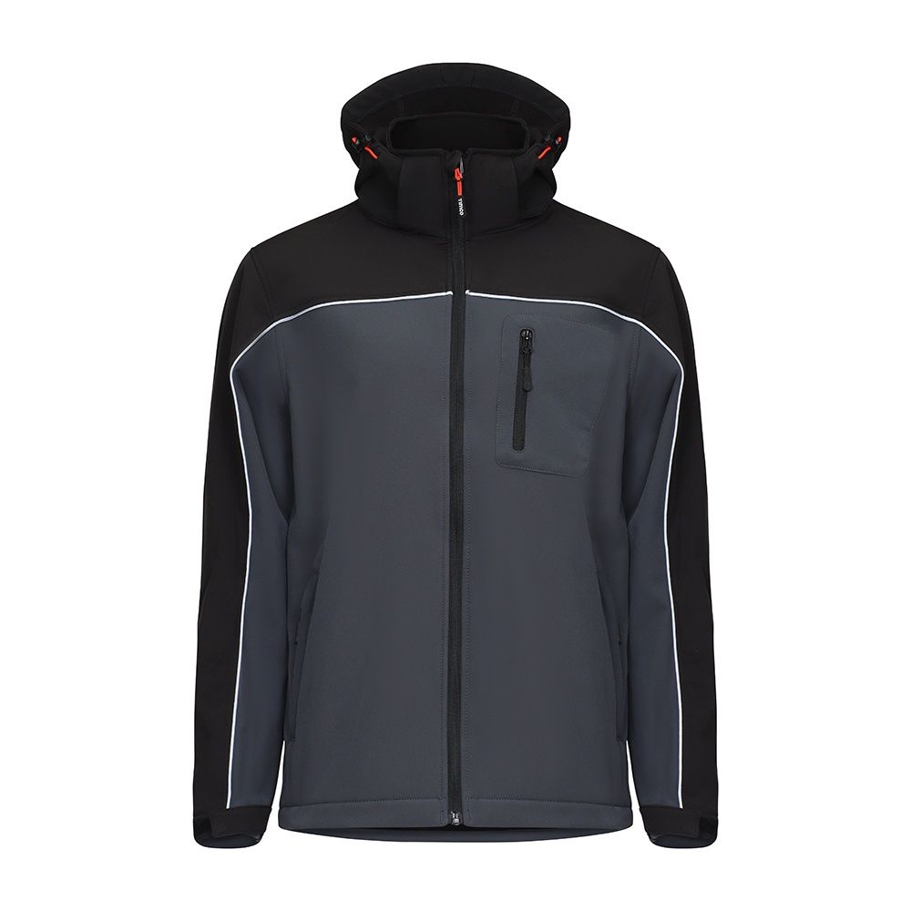 Timco Softshell Jacket - Grey/Black Medium