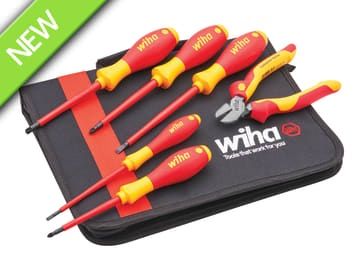 Wiha XMS25VDESET Electrician's VDE Screwdriver & Plier Set