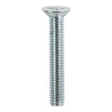 timco Metric Threaded Machine Screws - PZ - Countersunk - Zinc M4 x 8
