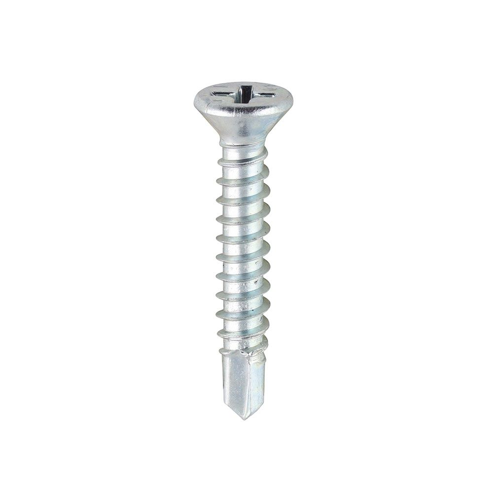 Timco Window Fabrication Screws - Countersunk - PH - Self-Tapping - Self-Drilling Point - Zinc 3.9 x 25