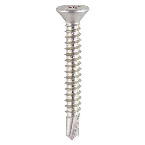 Timco Window Fabrication Screws - Countersunk - PH - Self-Tapping - Self-Drilling Point - Zinc 4.8 x 45