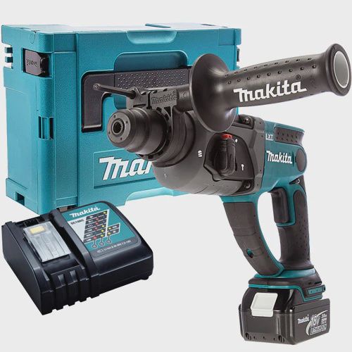 Makita DHR202Z 18V SDS+ Rotary Hammer Drill With 1 x 5.0Ah Battery Charger & Type 3 Case