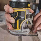 DeWalt DCW604NT 18V Brushless Router Trimmer with 2 x 5.0Ah Battery & Charger in Case