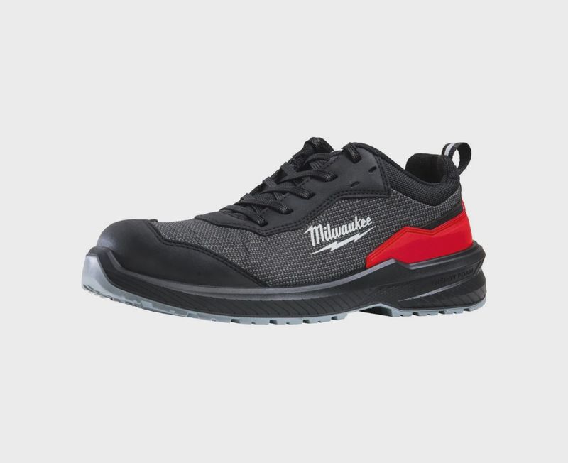 Milwaukee 4932493699 Flextred S1PS Low Cut Safety Trainers Black Shoe 1L110133 ESD FO SR Size 12