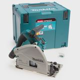 Makita DSP601ZJU 36V Brushless AWS Plunge Saw with 2 x 1.5m Guide Rail & Case + Rail Bag