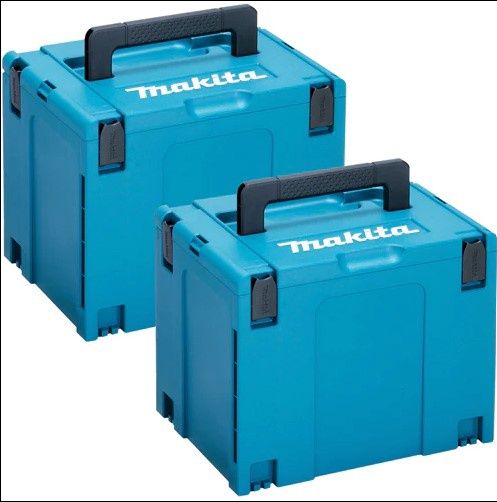Makita 821552-6 Type 4 Makpac Connector Stacking Large Case No Inlay Twin Pack